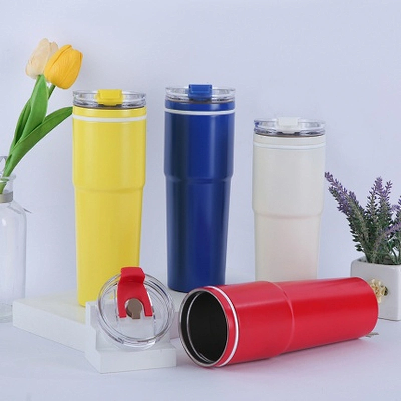 720 ml vacuum thermal tumbler with 304 s/s inner, 201 s/s outer with paint coating, two kinds of lid available